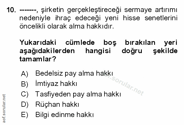 Soru 10