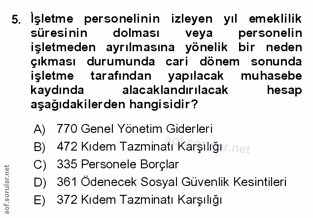 Soru 5