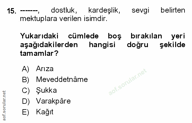 Soru 15