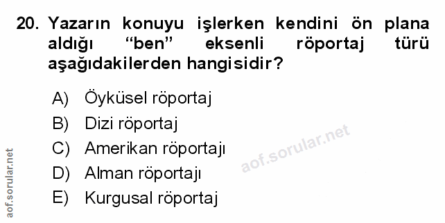 Soru 20
