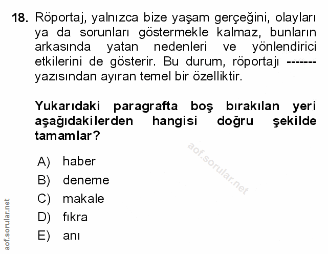 Soru 18