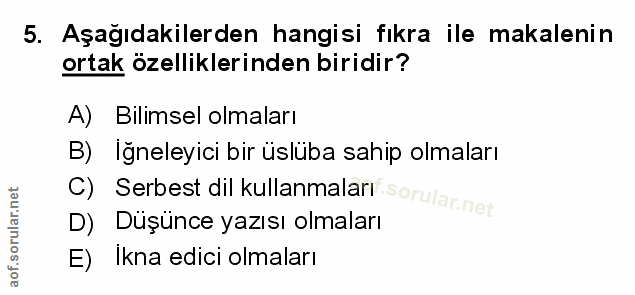 Soru 5