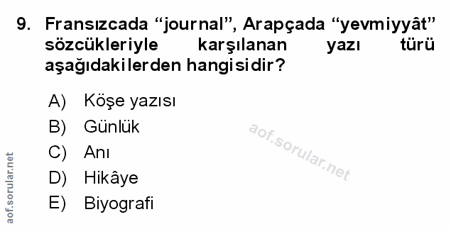 Soru 9