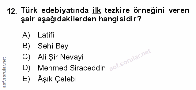 Soru 12