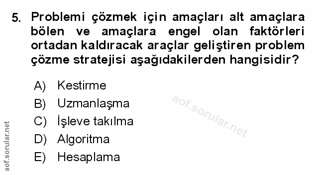 Soru 5