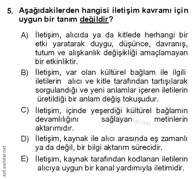 Soru 5