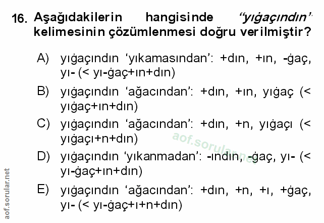 Soru 16