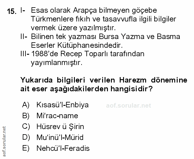 Soru 15