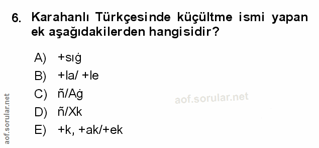 Soru 6