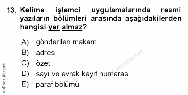 Soru 13