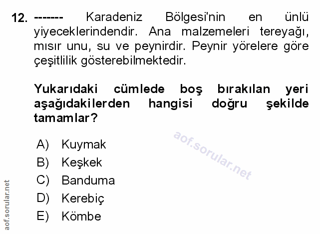Soru 12