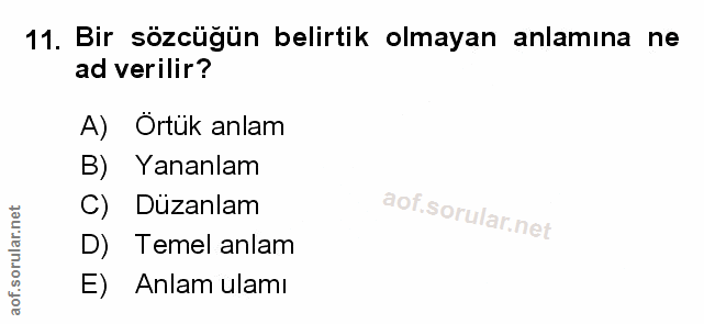 Soru 11