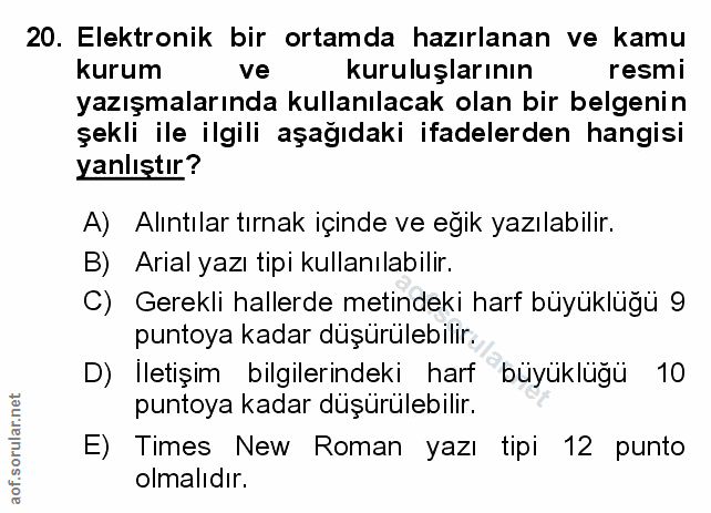 Soru 20