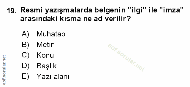 Soru 19
