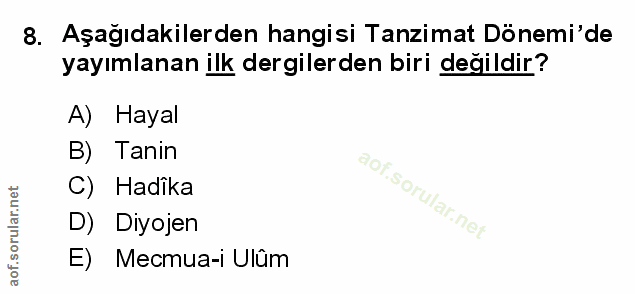 Soru 8