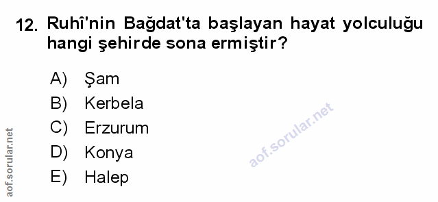 Soru 12