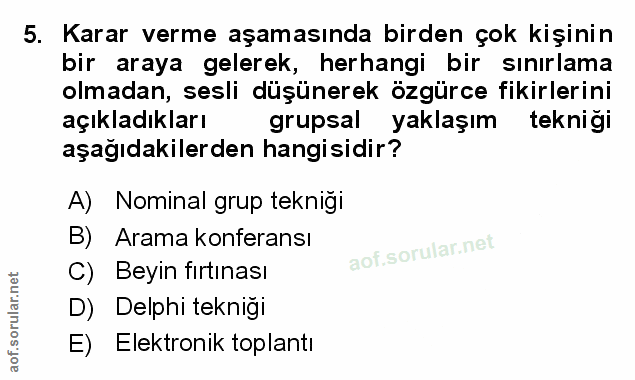 Soru 5