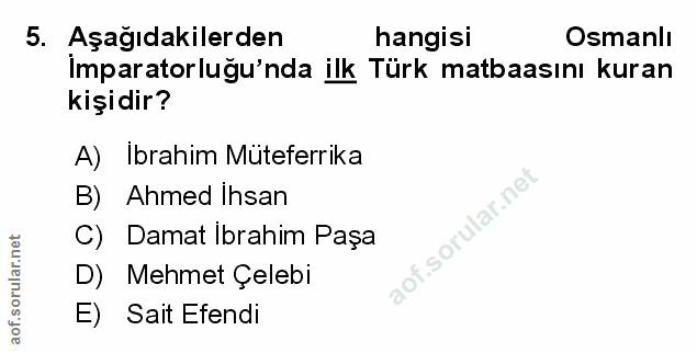 Soru 5