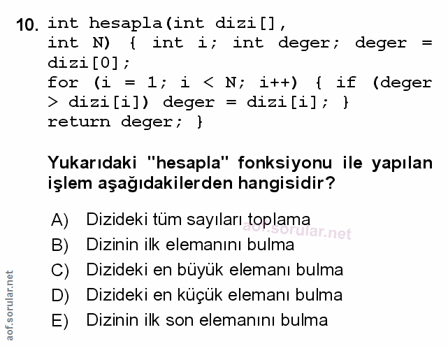 Soru 10