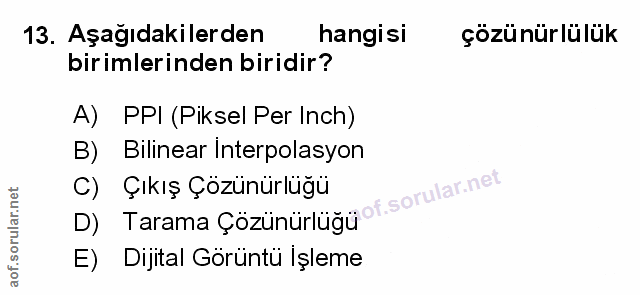 Soru 13