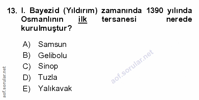 Soru 13