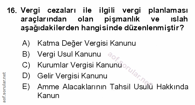Soru 16