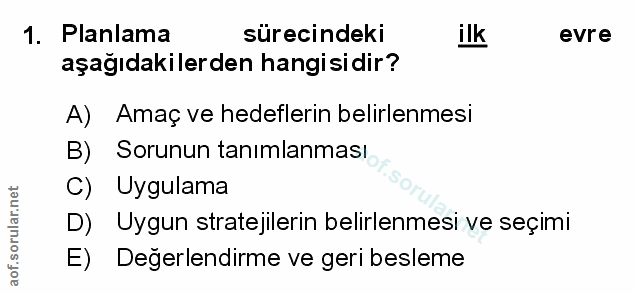 Soru 1