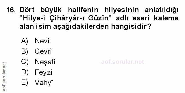 Soru 16