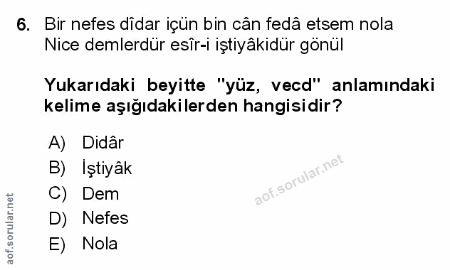 Soru 6