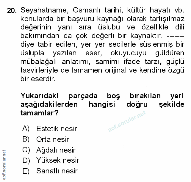 Soru 20