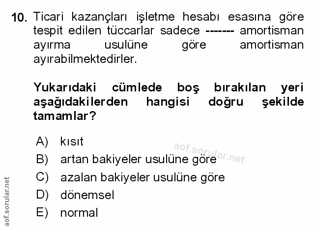 Soru 10