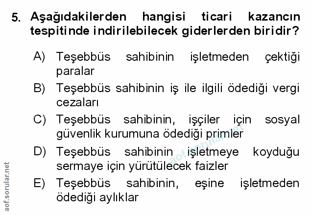 Soru 5