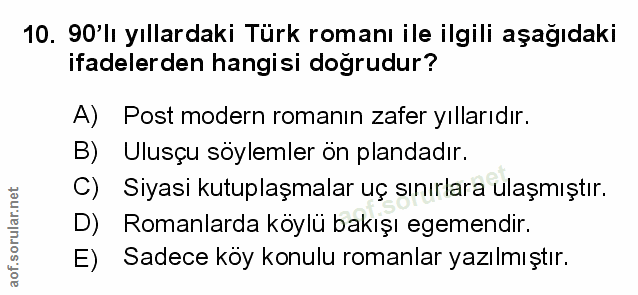 Soru 10