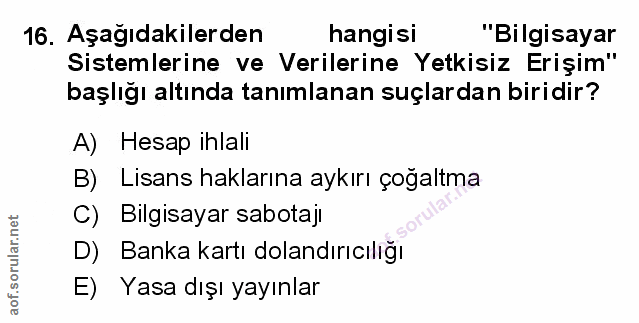 Soru 16