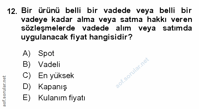 Soru 12