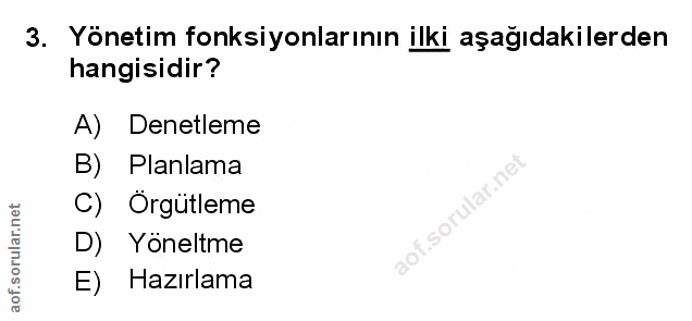 Soru 3