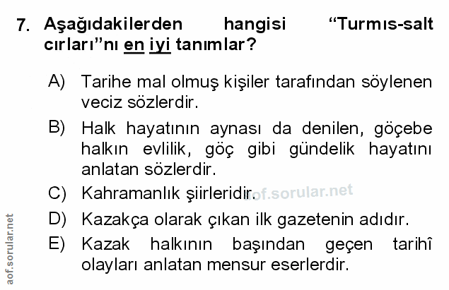 Soru 7