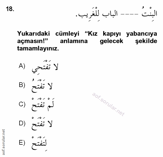 Soru 18