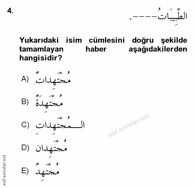 Soru 4