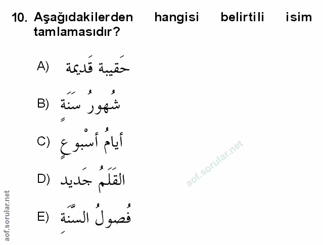 Soru 10