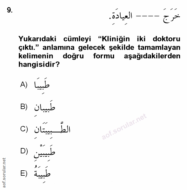 Soru 9