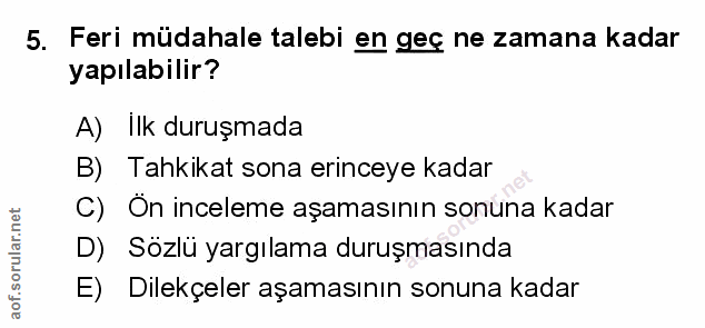 Soru 5