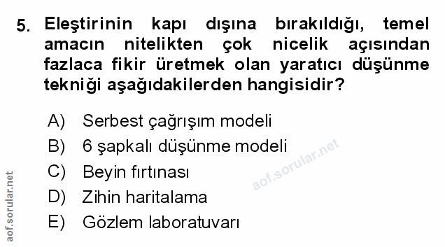 Soru 5