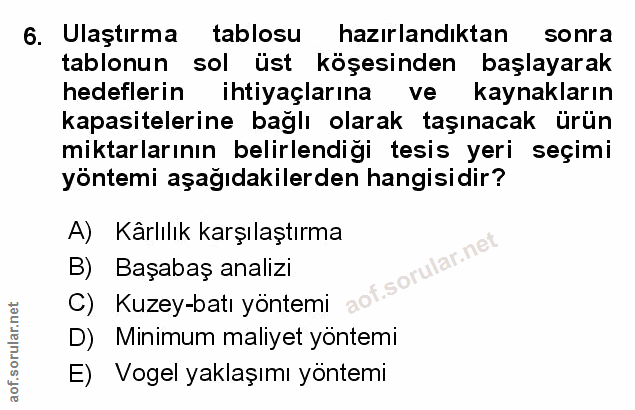 Soru 6