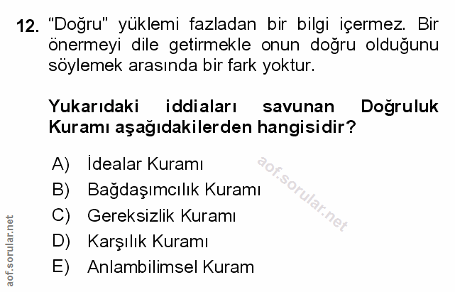 Soru 12