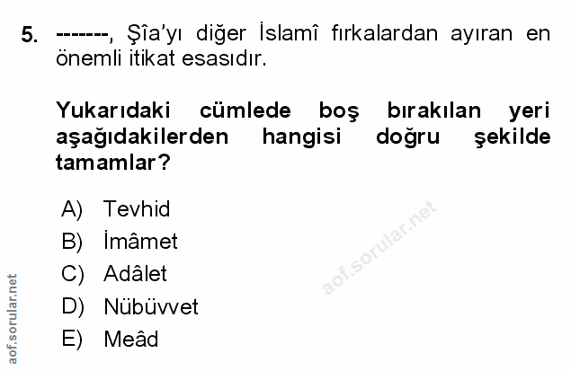 Soru 5