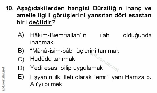 Soru 10