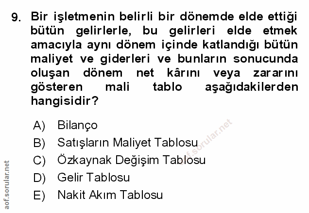 Soru 9