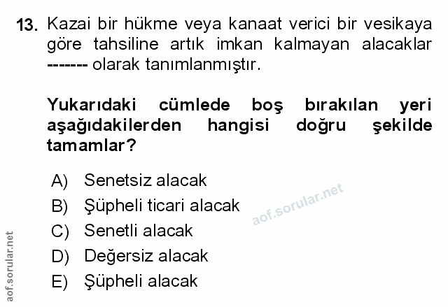 Soru 13