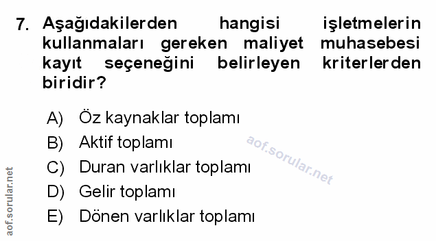 Soru 7